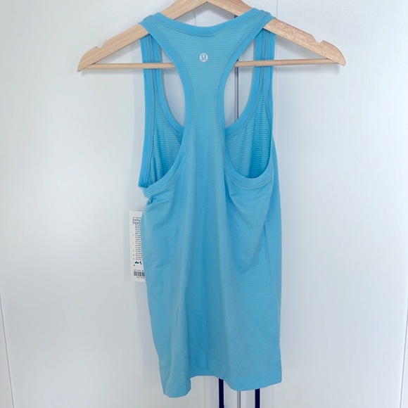Lululemon Swiftly Tech Racerback Tank Top 2.0 | Blue Chill | Size 4 | NWT - Picture 4 of 7